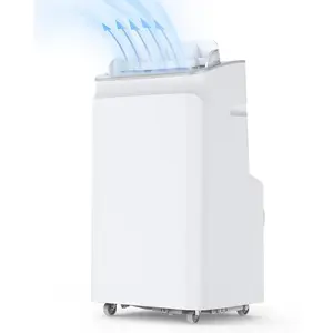 12000 BTU Portable Air Conditioner, 3-in-1 AC Unit for Rooms,Fast Cooling up to 400 Sq.Ft, with Built-in Dehumidifier, 24H Timer, Remote Control& Window Kit