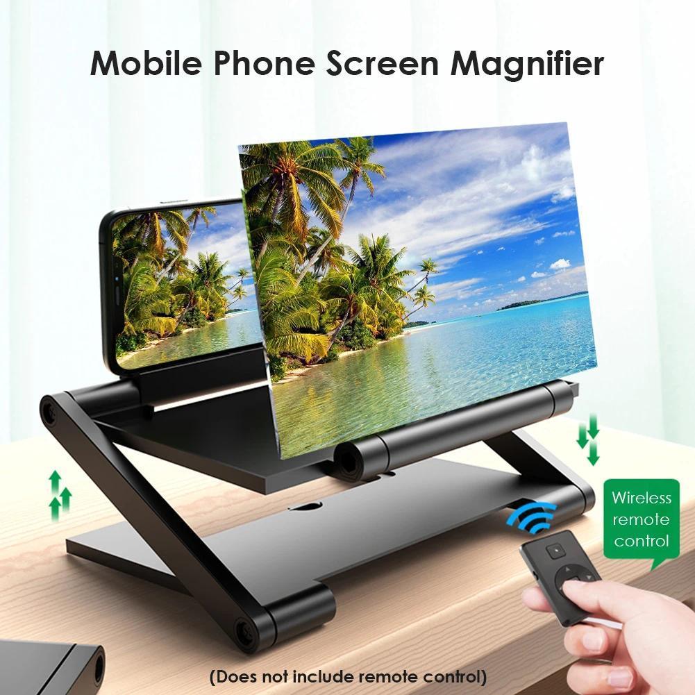 3D HD Phone Screen Amplifier Folding Mobile Phones Magnifying Glass Stand Video Amplifier Bracket Enlarge Eye Protector