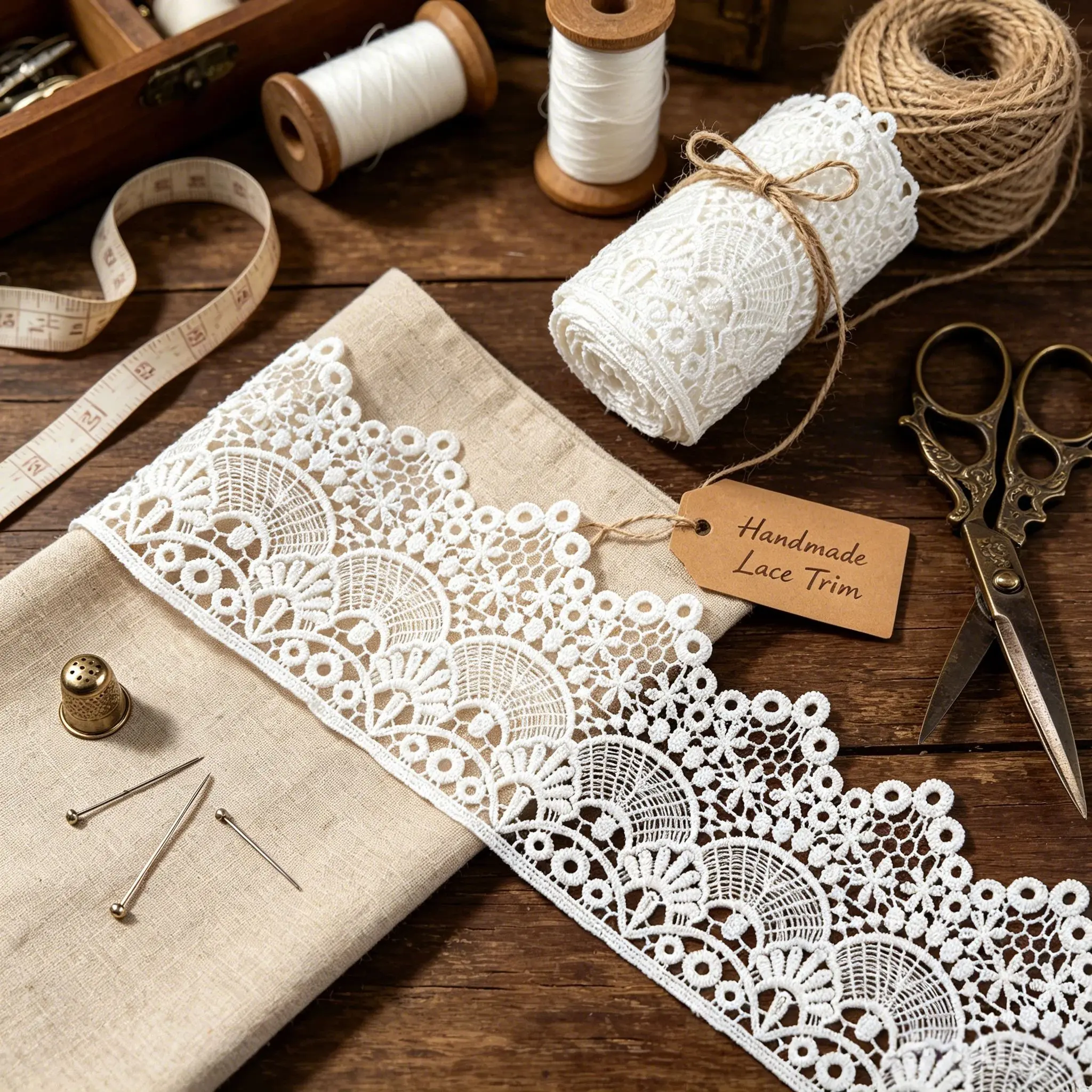 Vintage European Embroidered Lace Ribbon Trim, 4.02 Inch Wide, DIY Wedding Party Decor, Dress Decoration, Custom Craft Supplies, Handmade Lace Trim
