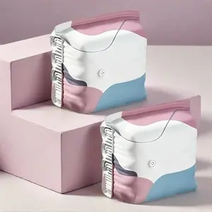 Pump free vacuum storage bag - pressure sealed, pump free, large cube vacuum sealed bag, reusable space saving compression bag, suitable for large clothing bedding, blankets, and off-season equipment (70 * 50 * 30cm)