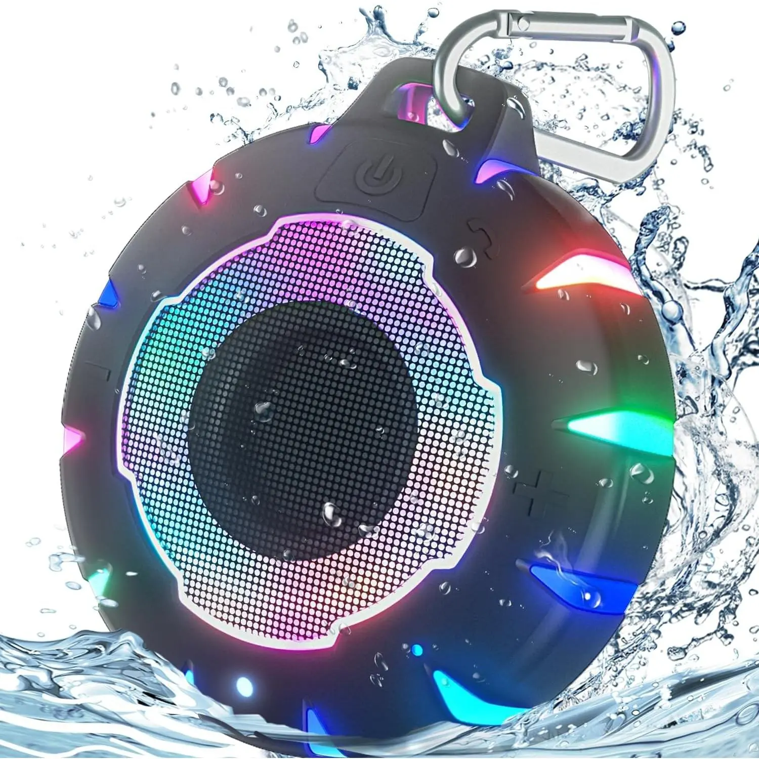 Waterproof Shower Bluetooth Speaker, Durable & Portable with Clear Sound, Ideal for Shower, Pool, Beach & Kayaking – Great Gift for All Ages