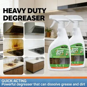 NUAN Powerful Kitchen Grease Cleaner – Removes Stubborn Oil from Stainless Steel Surfaces