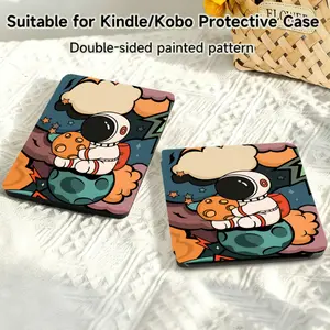 for Kindle/kobo/Tolino Case Astronaut Holding Cookie In Space for New Kindle 11Th 2019, for Kindle 11th Generation Case for Kindle 11Th (2022/2024), 6-Inch, 7-Inch Kindle Paperwhite 12Th Generation 2024 Vision Color (2024) /Vision 6 (2021）/Shine Color (20