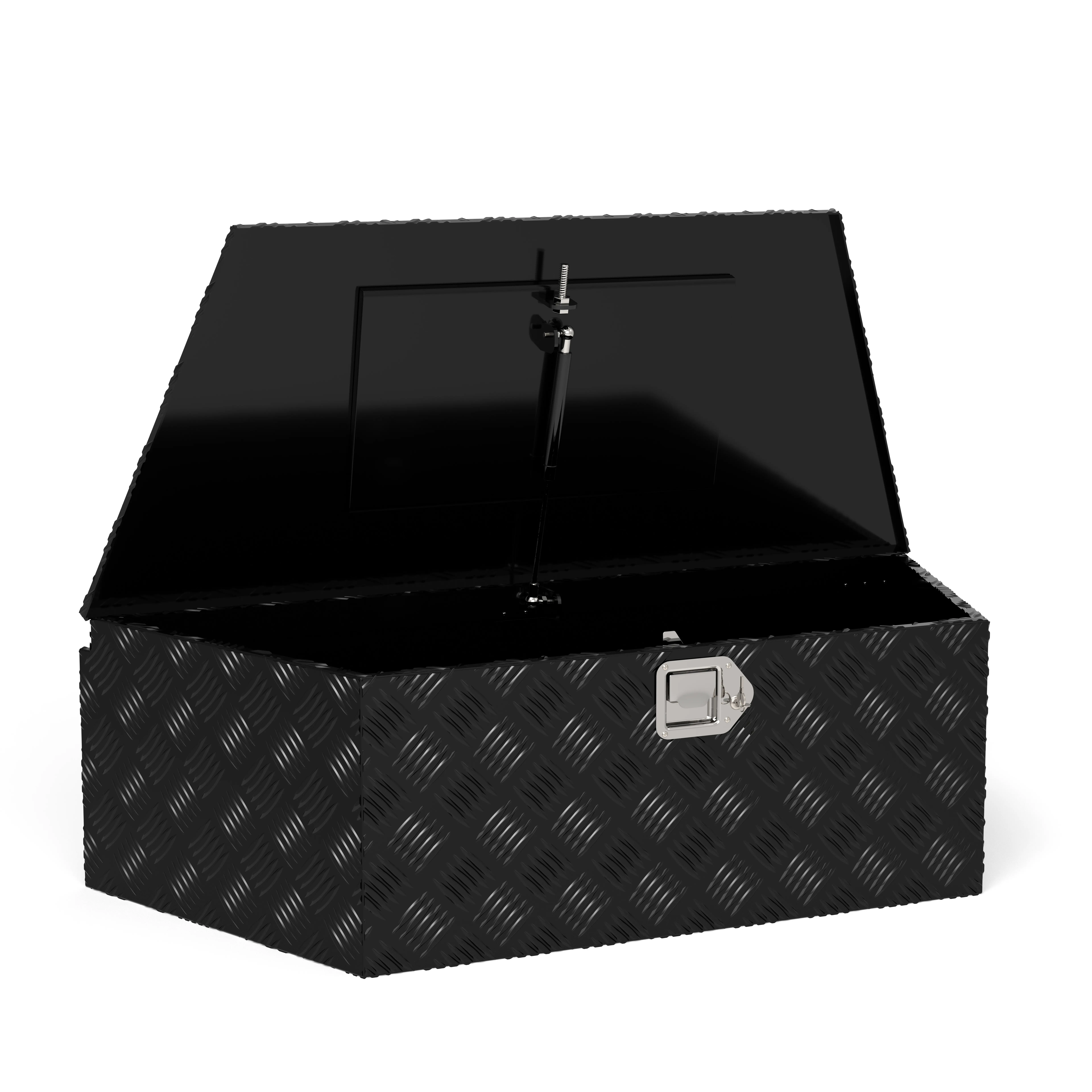 XKV Heavy Duty Storage Aluminum Truck Tool Box Storage,39 * 12 * 16.5"/29 * 16.5 * 18"/12 * 13.3 * 26" w/Lock and Keys Waterproof Tool box Designed For Pickup Truck,Black Bar Chest Box Organizer For Pickup,Truck Bed,RV,Trailer