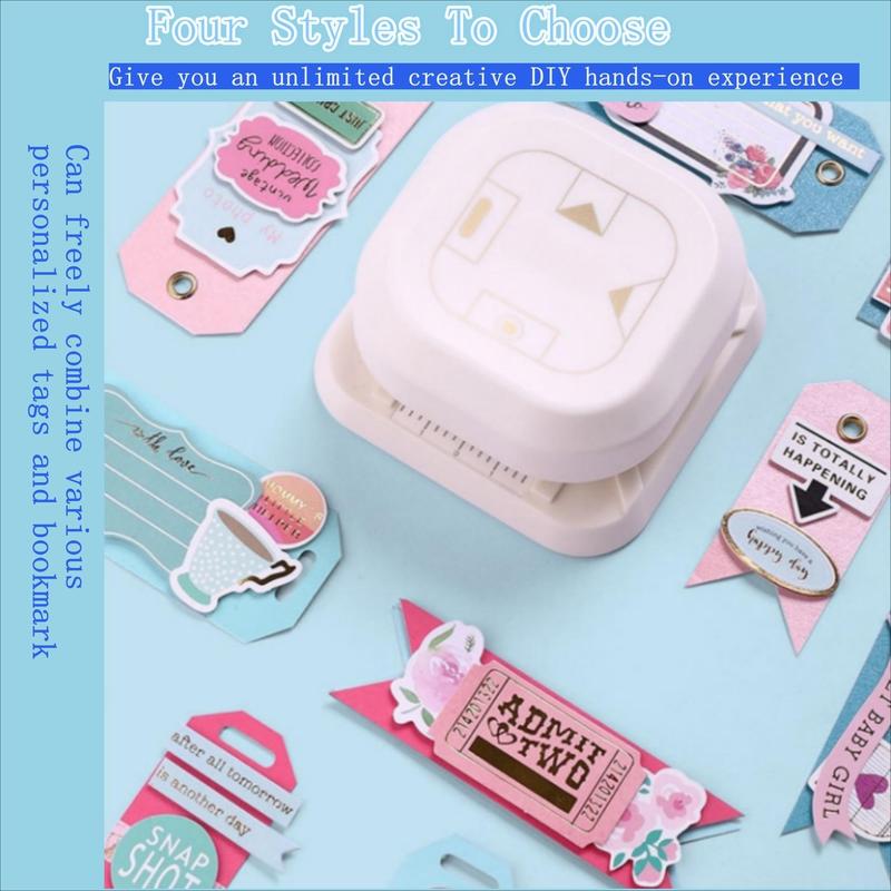 4 in 1 Paper Cutter, 1 Count Multifunctional Paper Cutter, Diary Planner Corner Cutter, Notebook Fixing Cutting Tool for School, Office, Home, Cutting Supplies