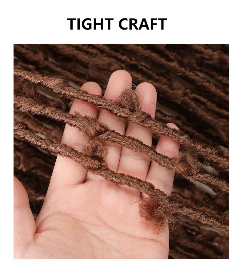 DB-Fashion Butterfly Faux Locs Hair Extensions Easy Install Crochet Braids Hair-DB