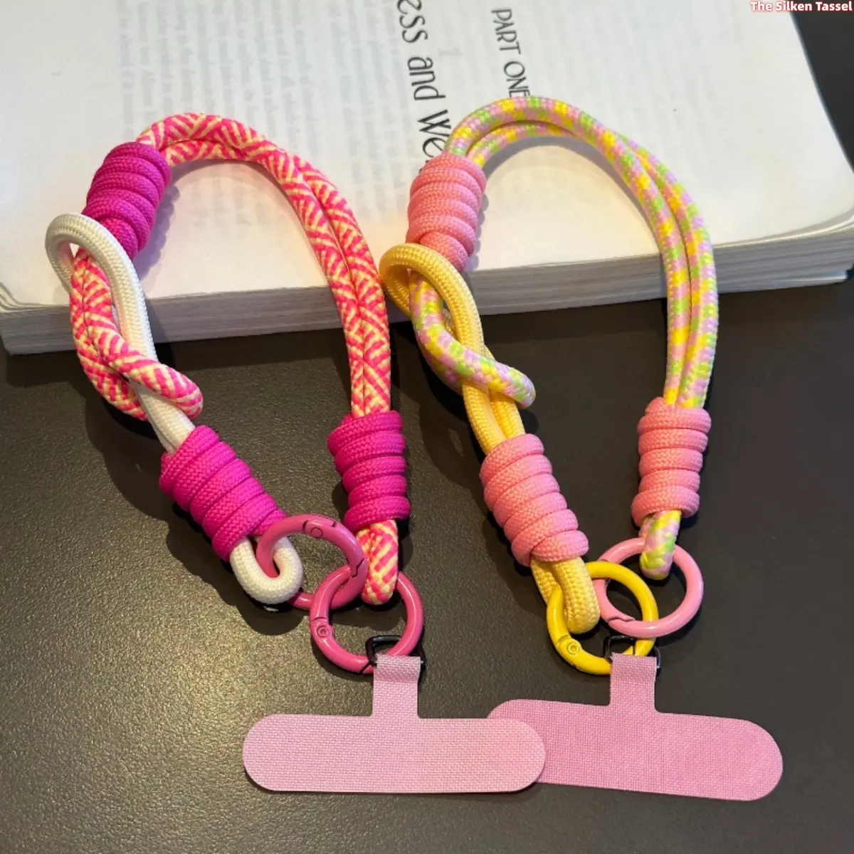 Mobile phone case lanyard Short hand-held wristband with clip hanging water cup ring lanyard CCD outdoor anti-lost artifact pendant D sohochic