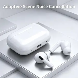 Wireless Bluetooth-compatible Headphones, Deep Noise Cancellation, Stylish Design, Low Latency Music, Daily Office Use, Waterproof, Earbud