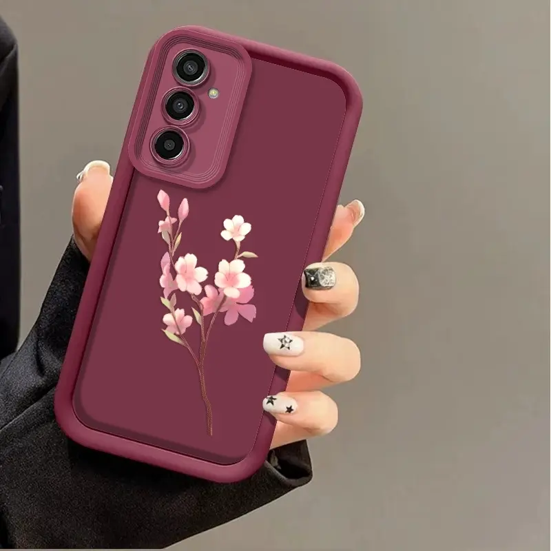 Shockproof Patterned Soft TPU Silicone Protective Phone Case Cover for Samsung Galaxy S26 S25 S24+ S23 S22 S21 Ultra FE Note20 A54 A53 A52 A36 A35 A34 A33 A17 A16 A15 A14 A13 - Full Camera Lens Protection, 2D Printing, Smartphone Accessory Gift