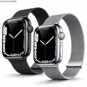 Apple Strap Apple Watch Two Double Magnetic Milanese Strap for iwatch11/9 Strap