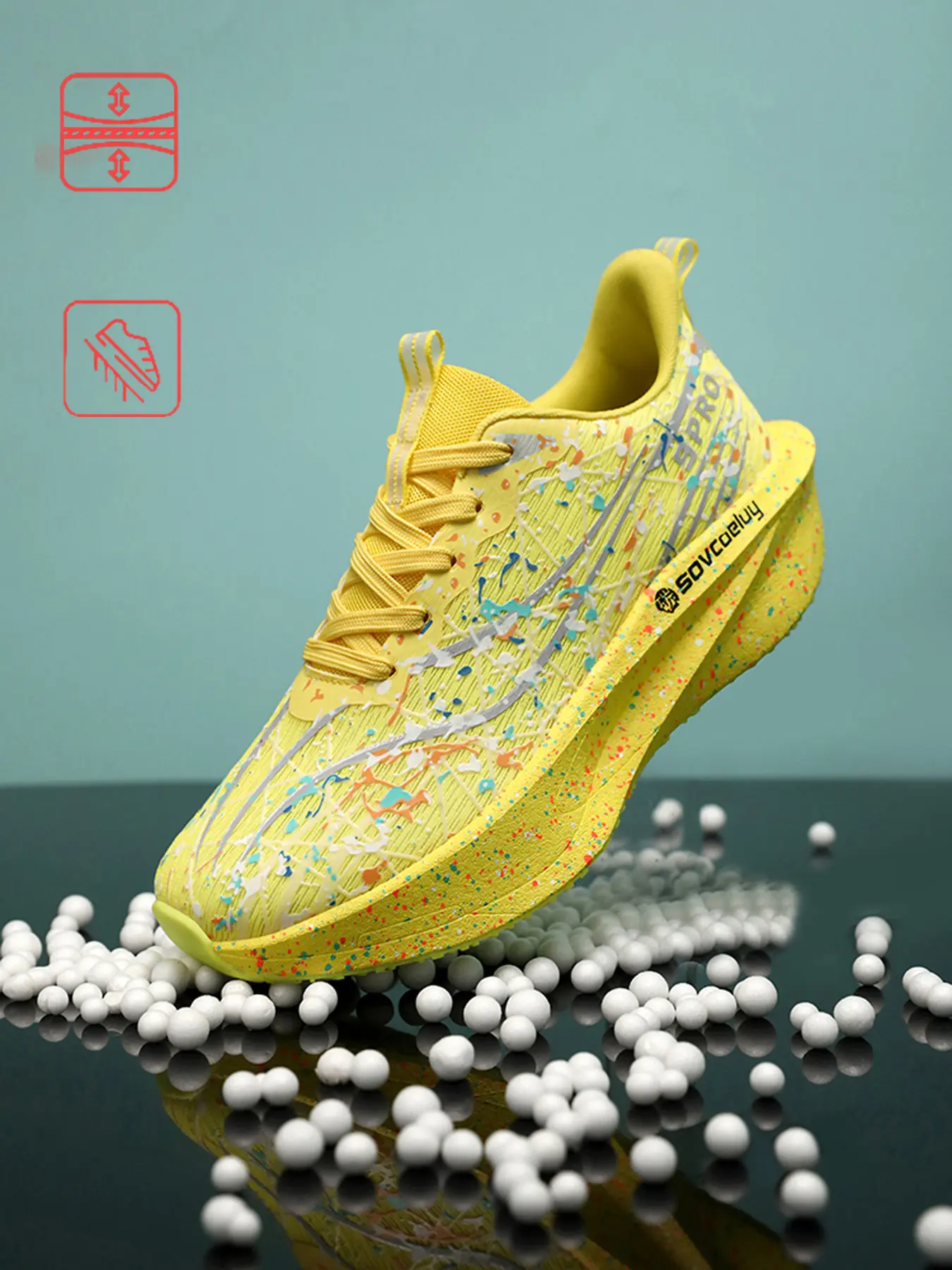 Spring Couple Colorful Mesh Trendy Fashionable Running Shoes, Women's Thick Sole Casual Shoes, Men's Durable Outdoor Sports Shoes, Breathable Lightweight, Sizes 35-45