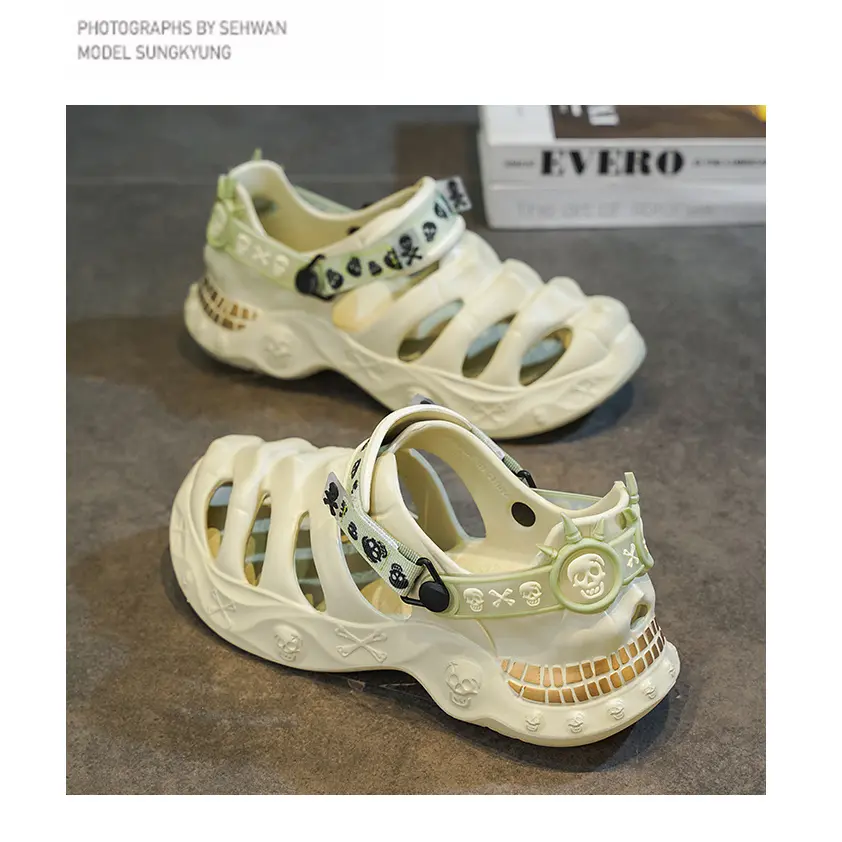 GGOR Men's Trendy Plus-Size Sandals, Slippers, and Beach Shoes, Men's Shoes, Specially Designed for Men, Men's Designer Style, Summer Sandals, Men's Slippers