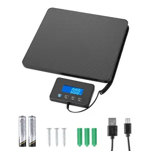 Digital Postal Scale, 0.35 Oz / 3.5 Oz Dual Accuracy, 440 Lbs Commercial Weight Scale With Hold/Tare Function & LCD Display, Fit For Packages, Postage, Luggage, Battery & Charging Cable Included