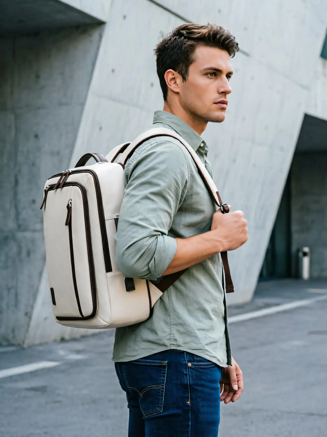 Lightweight 40L Expandable Portable Travel Backpack, Waterproof Anti-Theft Design, Ideal for Weekends & Short Trips, Available in Multiple Colors
