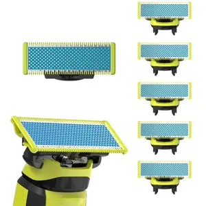 Compatible Replacement Blade for Oneblade Qp2520-Qp2527, Durable Sharp Trimmer Blades for Facial Hair and Body Hair, New Condition