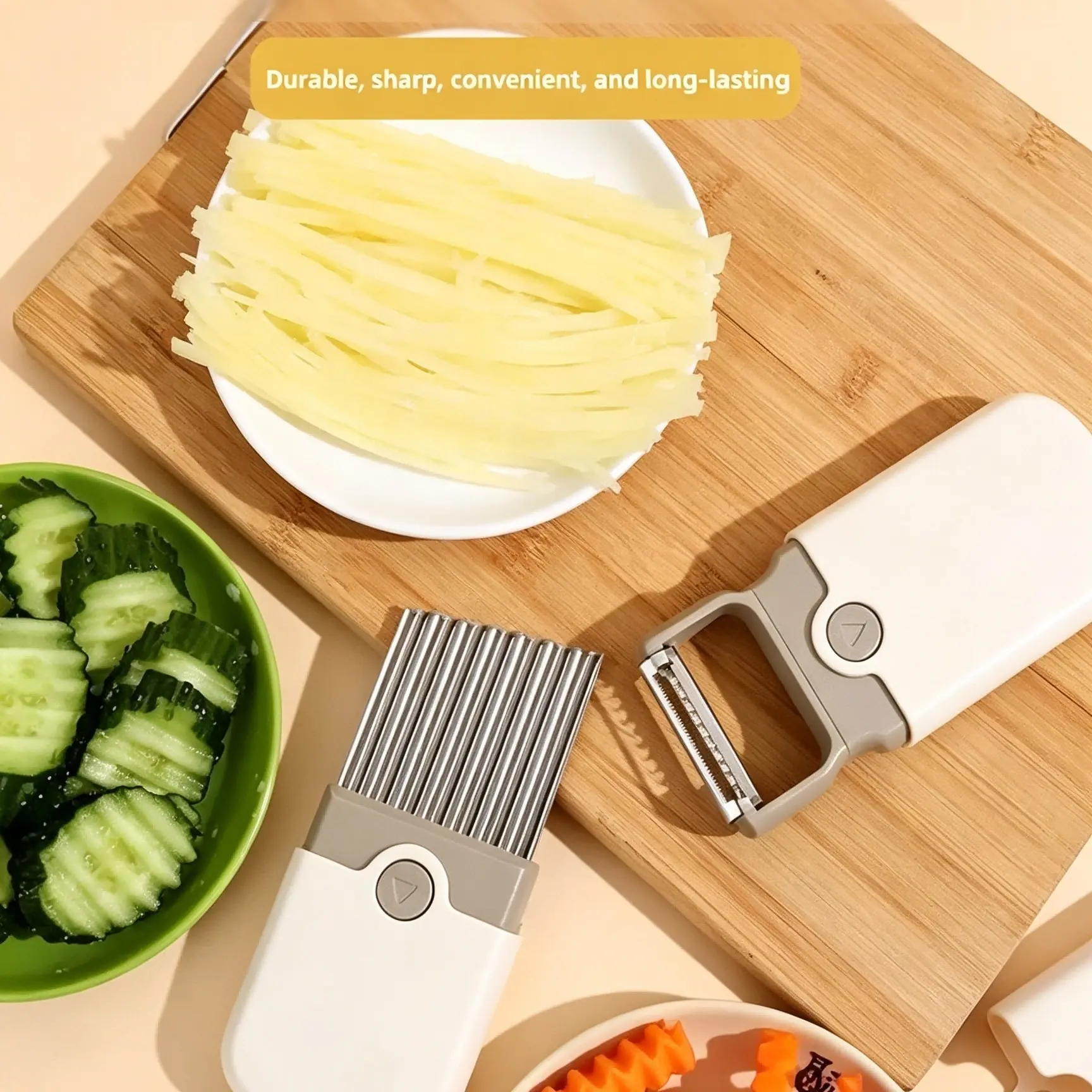 1 Piece 3-in-1 Vegetable Peeler, Stainless Steel Kitchen Shredder, Multifunctional Fruit and Potato Peeler for Home Use