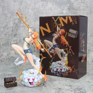 Iu Popmax Nami Straw Hat Crew Gk Handmade Model Figure, Anime Gift Box Set, Collectible Decoration Piece, Perfect for Fans