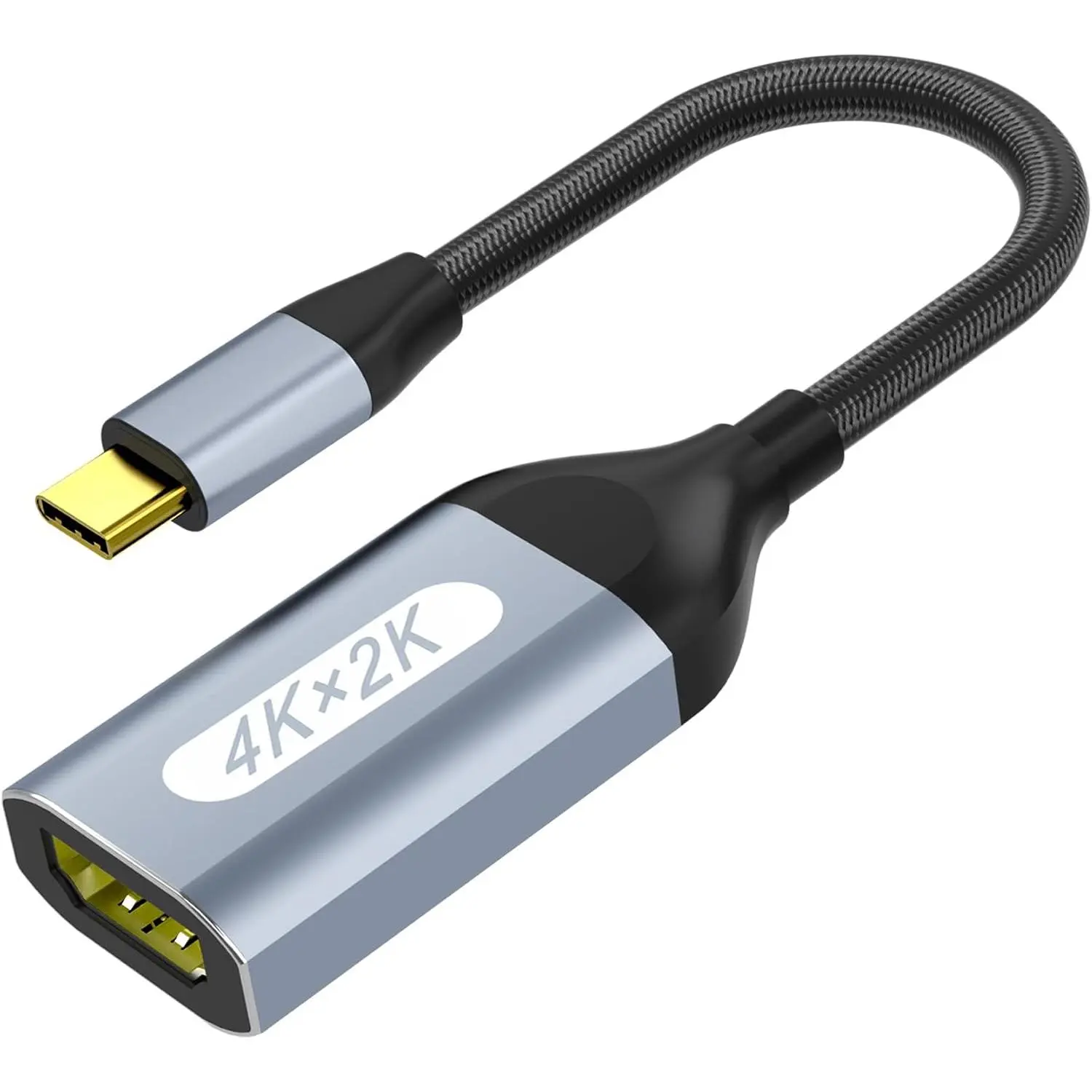 USB C to HDMI Adapter (4K@60Hz), USB Type-C to HDMI Female Adapter [Thunderbolt 3/4 Compatible], Compatible with iPhone 15/15Pro/15ProMax, MacBook Pro, Air, iPad Pro, Pixelbook, XPS, etc,Protective,Case,Splitter,for Dua,AirPods,Multi-,replacement,wireless