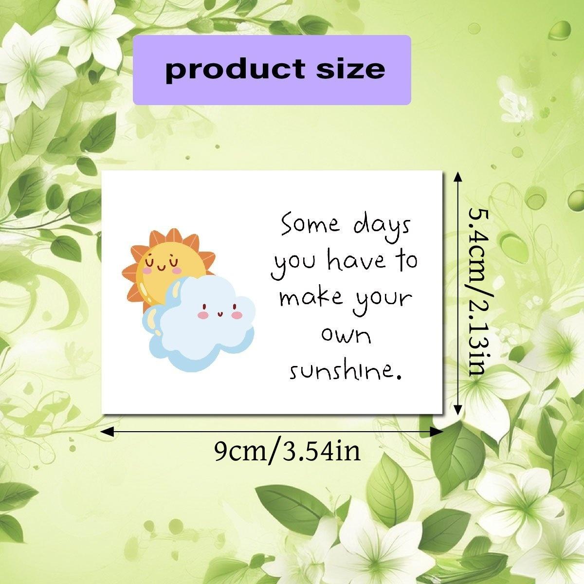 Inspirational Affirmation Card, 90pcs/set Paper Positive Messages Card, Employee & Co-worker Appreciation Card, Office Stationery & Supplies