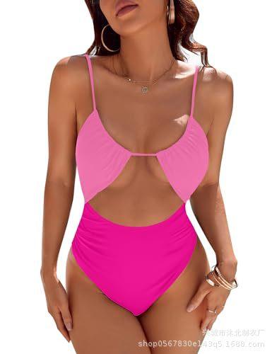 2026 women's new American cute women's one-piece swimsuit women's belly swimsuit