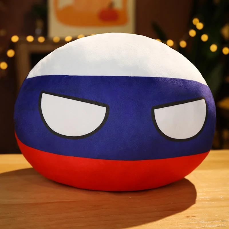 Anime Countryballs Plush Toy Multiple Countries Stuffed Pillow Gift