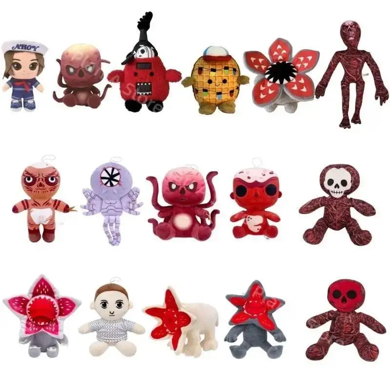 New Movie Peripheral Vecna Demogorgons Steve Harrington Plush Anime Soft Stuffed Character Plushie Doll Toy Fans Gift Kid Gift
