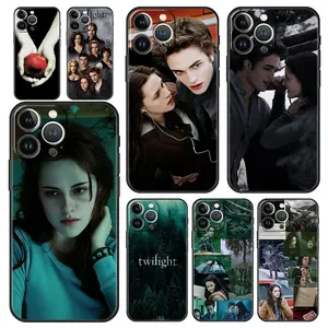 Viral The Twilight Saga Phone Case Full 11 Styles Edward Bella Movie Collage Print Forest Wolf Apple Poster Black Matte Shockproof Protective Phone Cases for iPhone 17 Air 16 Pro Max 15 14 Plus 13 12 11