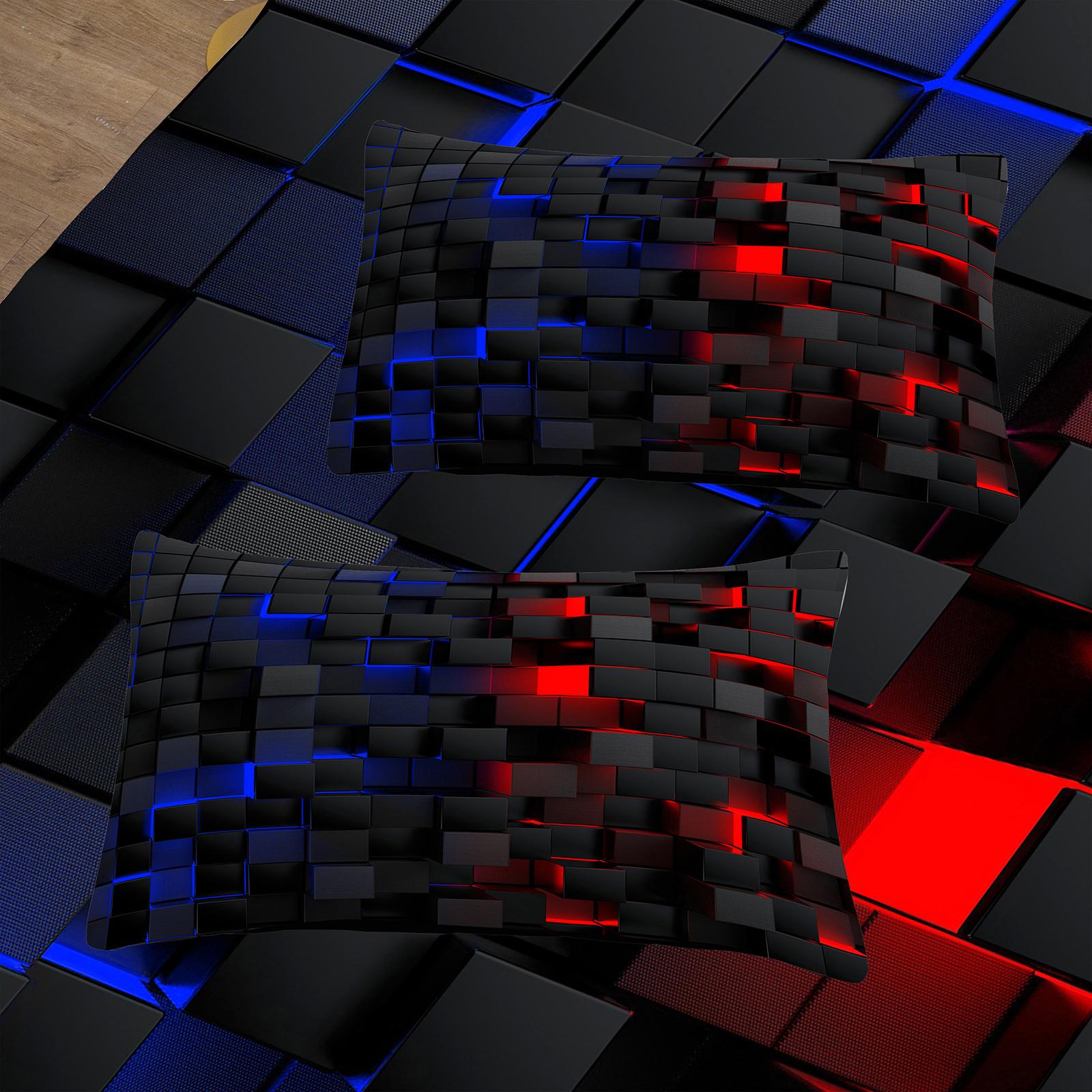 Geometric Pattern Bedding Set, 1 Count Quilt Cover & 1/2 Counts Pillowcase without Filler, modern bedding set, decorative bedding set, Soft Comfortable Bedding Set for Home Bedroom