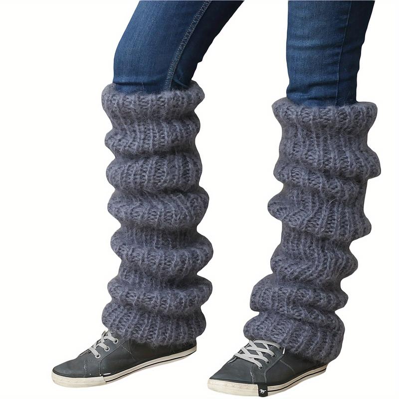 Extra Thick Long Tube Slouch Socks for Women Fashion Casual Y2K Knitted Slouch Socks