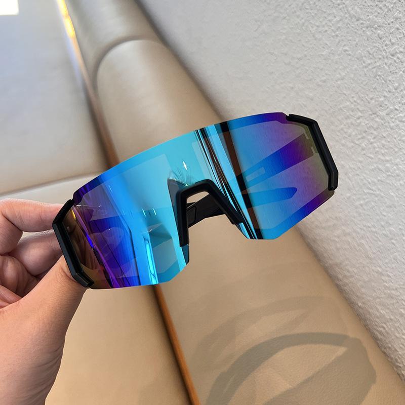 Sports  for Men Women Square Large Face Cycling Goggles Outdoor  Biking Glasses UV Protection windproof sunglass mirror lens