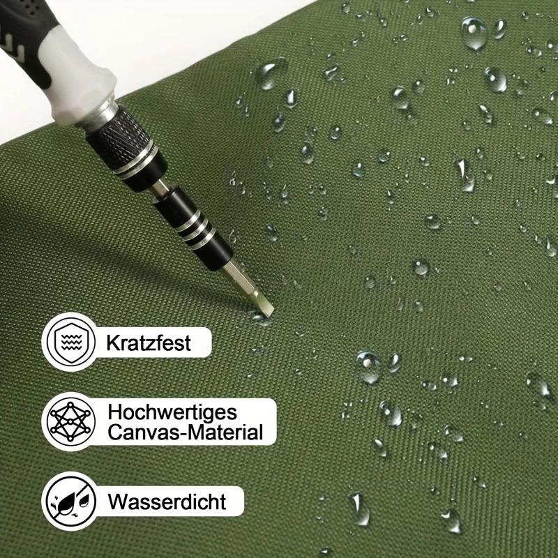 Super Scroll Tool Kit, Multi functional Scroll Tool Kit, Multi functional Roll Tool Bag, suitable for mechanics and electricians