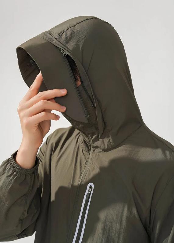 Kyn Apparel Women's Men's Waterproof Sun Protective Windbreaker Camping Climbing Trekking Hiking Jacket Unisex Quick Dry Anti-UV Coat