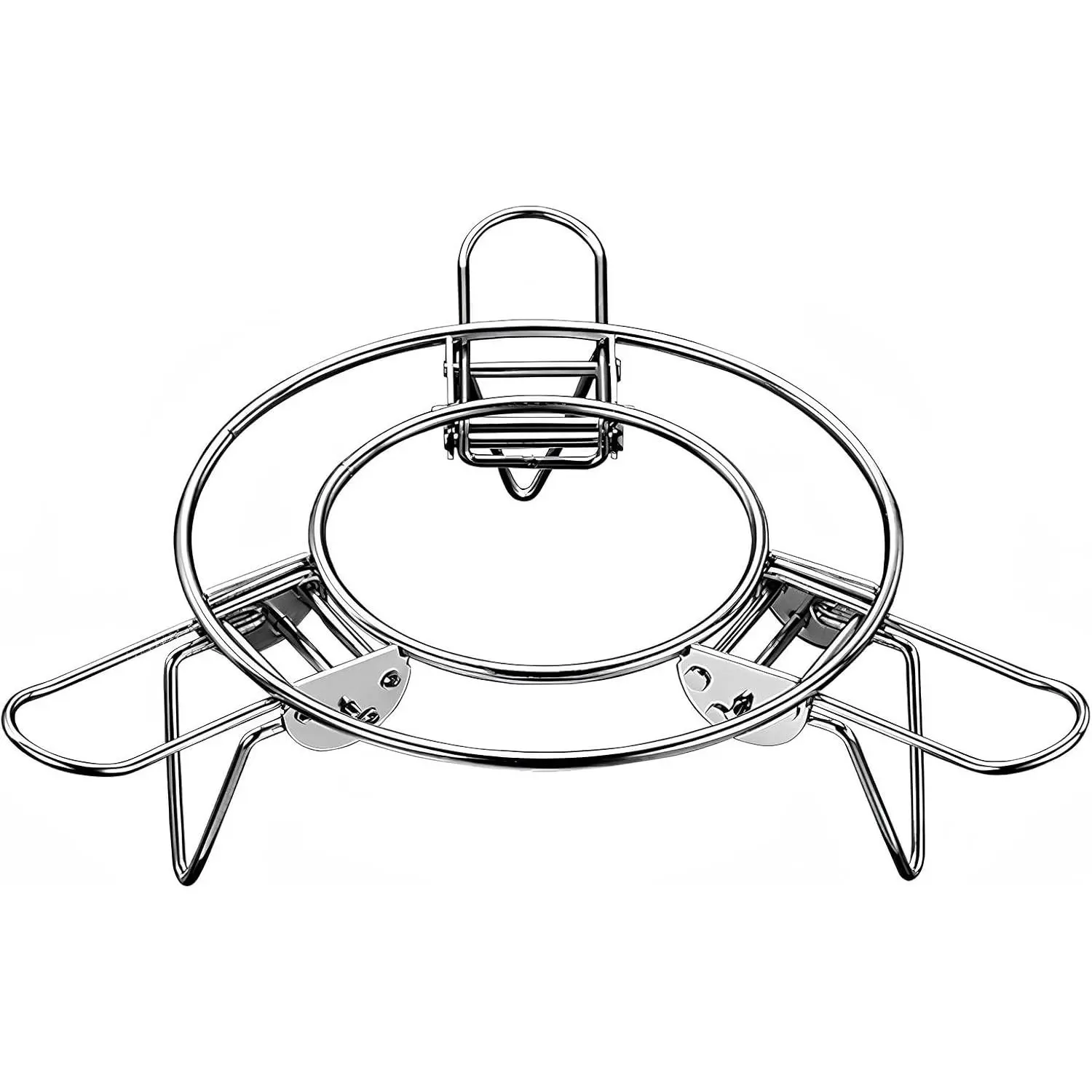 Round Steamer Rack for Pots, Adjustable Instant Pot Trivet | Expandable Stainless Steel Steamer Insert, for Wok, Pans, Instant Pot, Cooling
