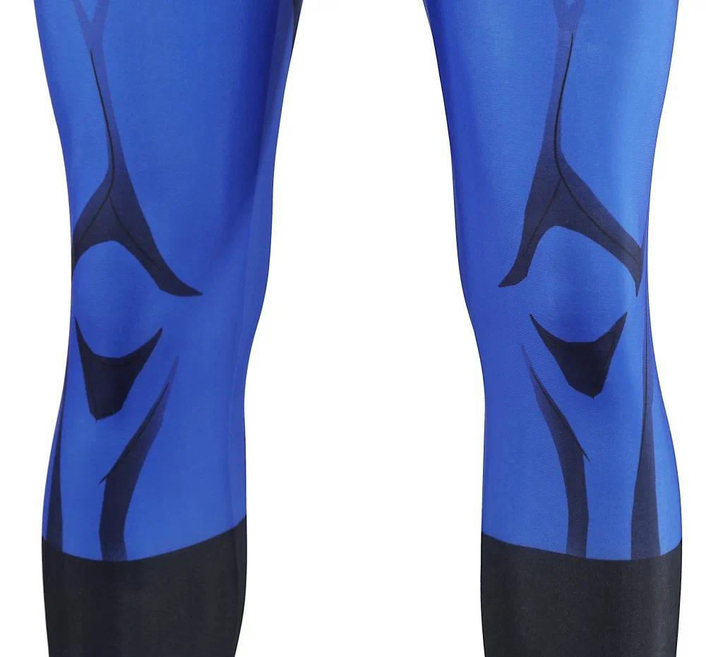 Mark Grayson Cosplay Invincible Season 3 Mark Costume Blue Elastic 3D Printed Zentai Suit Mask Outfit Halloween Custom Made