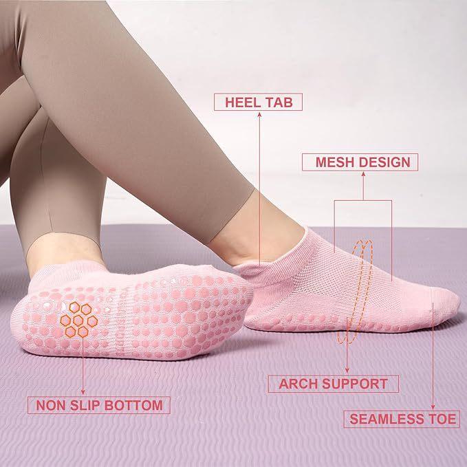 Yoga socks non-slip dispensing indoor fitness Pilates socks women's mesh sports socks cotton socks