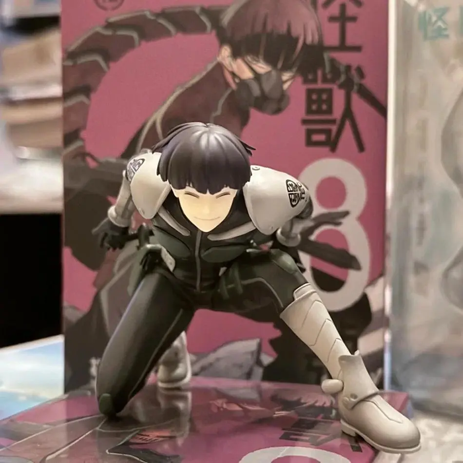 In Stock 1-4PCS Amine Kaiju No. 8 Figure Kafka Hibino Mina Ashiro Skeleton Creative PVC Model Toys Kids Action Statue Doll Gifts