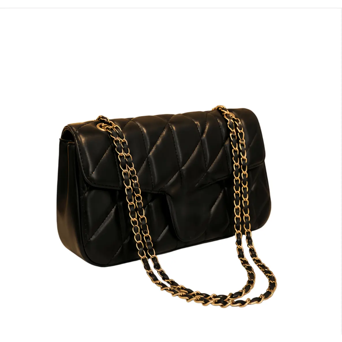 Quilted Crossbody Bag for Women, Fashion Faux Leather Shoulder Purse with Chain Strap, Lightweight Flap Handbag for Party and Daily Use, Casual Fashion, Quilted Texture, Female, Fashion Crossbody Handbag, Crossbody Bags For Women