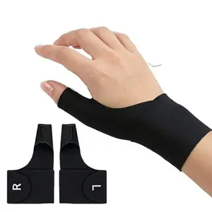 Women's 2-Pack Adjustable Breathable Wrist Brace with Thumb Stabilizer, Ergonomic Support for Gym Workouts & Home Use, Sports Wristbands