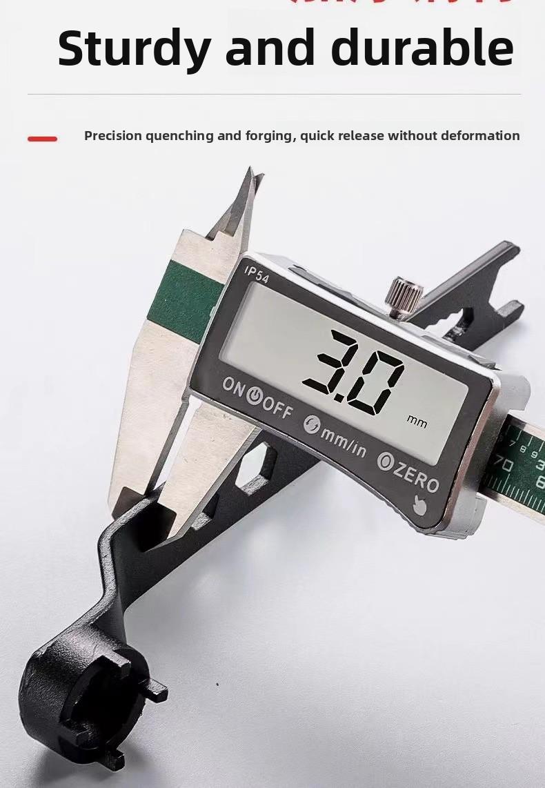 Factory direct sale of new angle grinder adjustment wrench, three-in-one four-prong wrench for changing grinding discs and polishing discs, multi-purpose