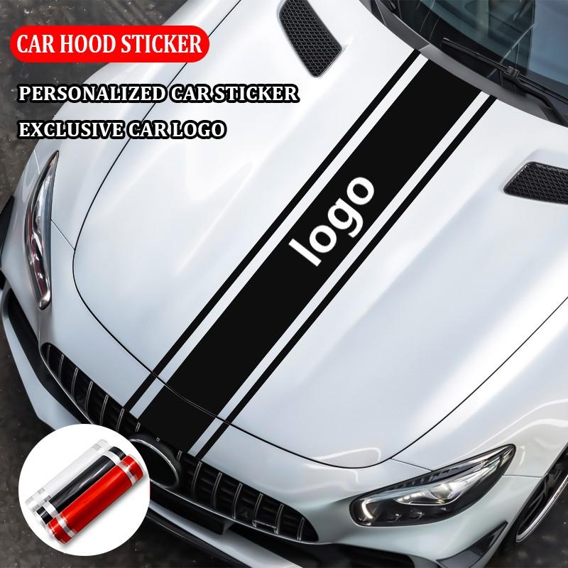 Car Hood Sticker for Sports Look, Custom Waterproof Protection Film for Off-Road Modifications, Unique Cosmetic Accessories for Vehicles