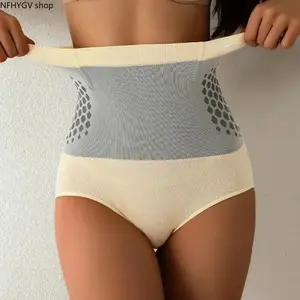 High Waist Shaping Shapewear Underwear Seamless Smooth Fit Body Shapers, Effective Compression Briefs For Abdomen And Hip Control, Invisible Intimate Accessories For Daily Outfits And Formal Dress Layering