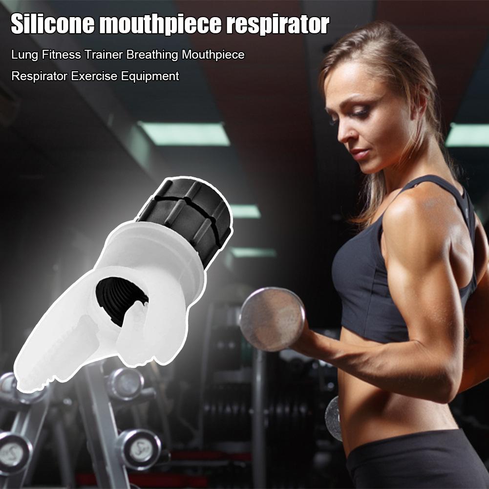 Portable Breathing Trainer for Lung Capacity, Abdominal Mouthpiece Respiratory Trainer for COPD