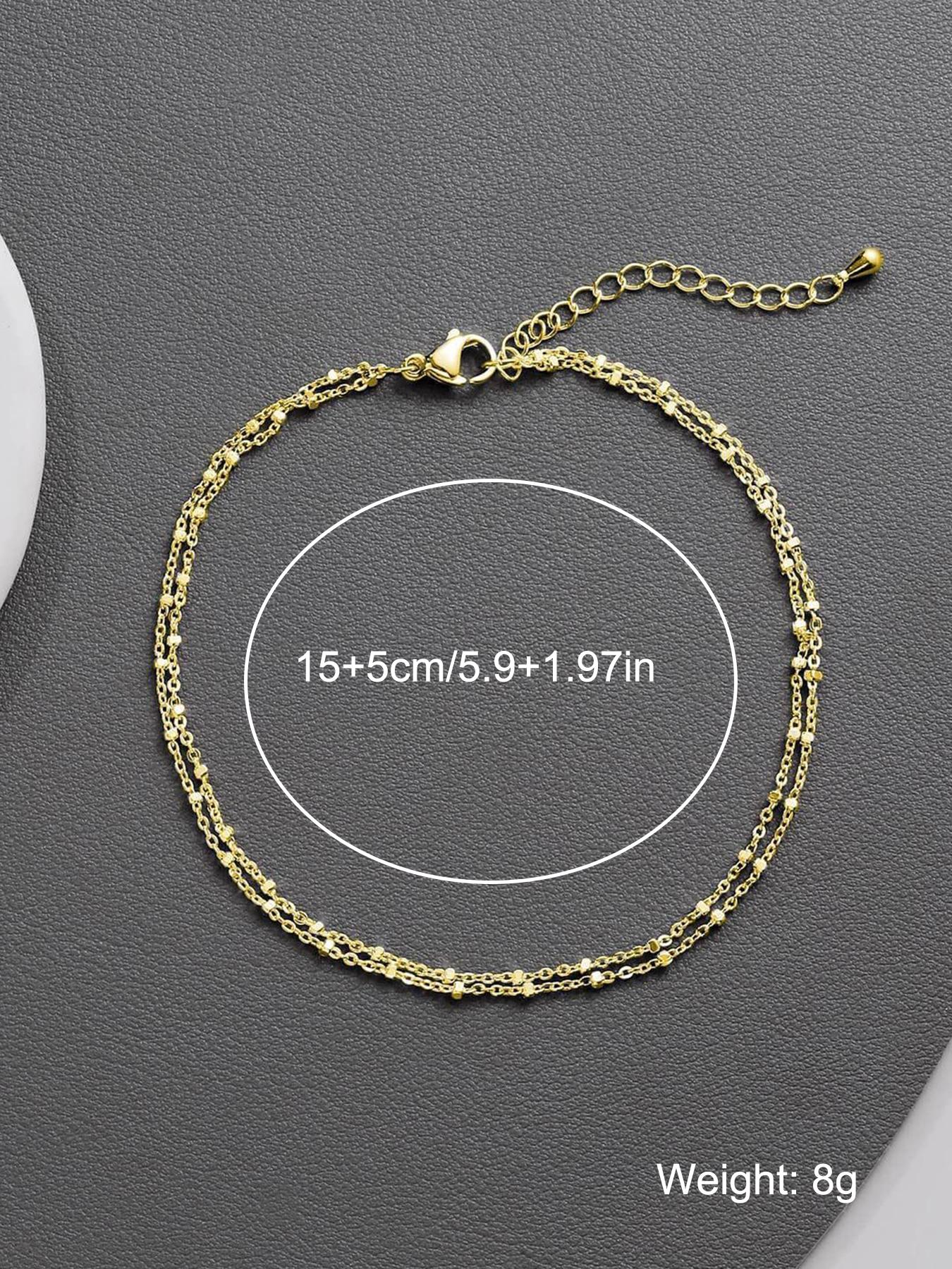 Women's Elegant Minimalist Anklet, Exquisite Trendy Anklet, Chic All-match Body Jewelry As Gift for Girlfriend