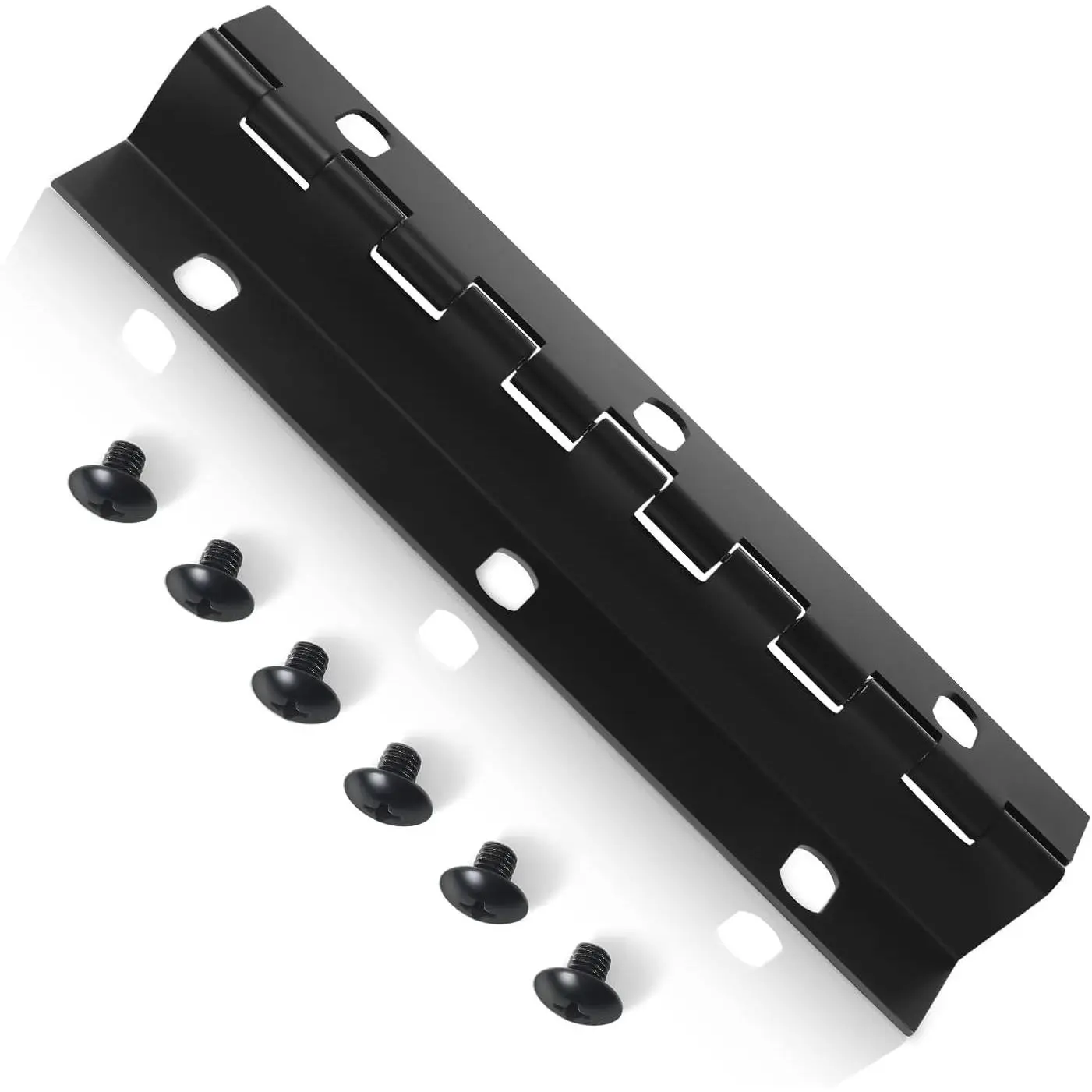 Mailbox Door Hinge Mailbox Hinge Replacement Parts Size 6 with 6 Screw Holes Screws Included Black