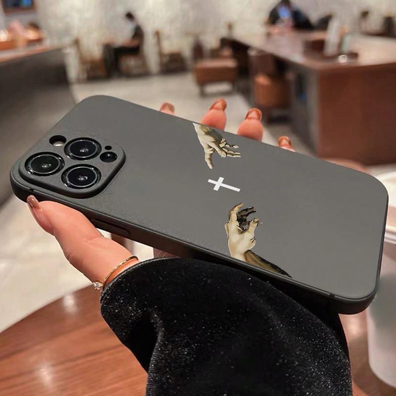 Creative Cross Pattern Phone Case, Anti-drop Shockproof Phone Protective Cover, Phone Accessory Compatible with iPhone 11 12 13 14 15 16 Pro Max iphone  15 16 17  pro  max  case