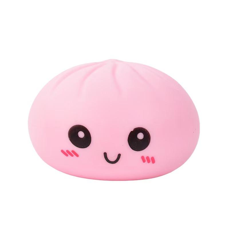 The Cutest Stress Ball You'll Ever Meet – Giant Steamed Bun Toy Made of Soft TPR Material for Satisfying Squeeze Play |       Random Blind Box Packaging Creates a Fun Unboxing Experience |       Perfect Surprise Gift for Kids [Your Missing Text Here]