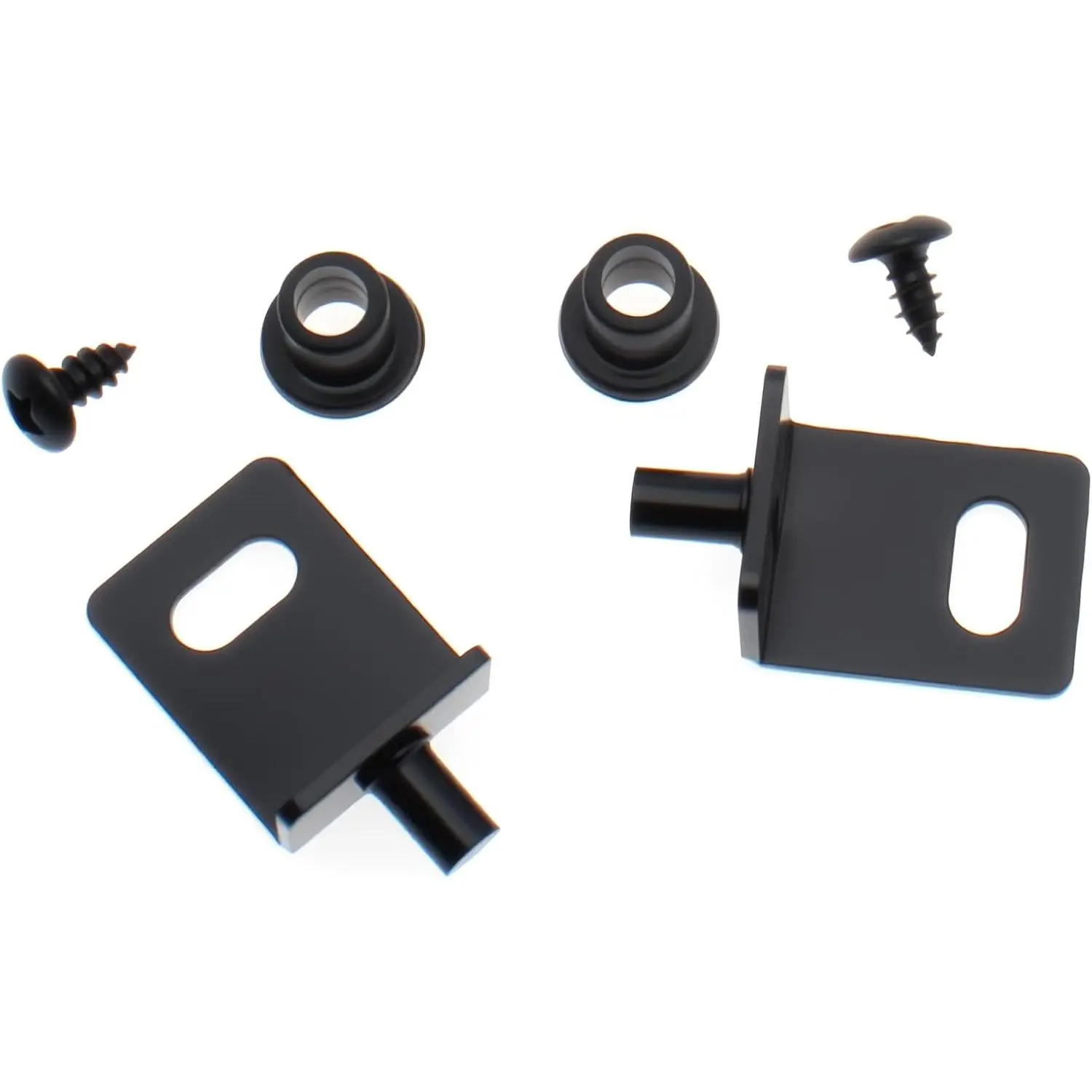 2 Set Pivot Hinges with Bushing Black Pivot Hinges Concealed Hinges | for  Door Furniture Cabinet Drawer ect