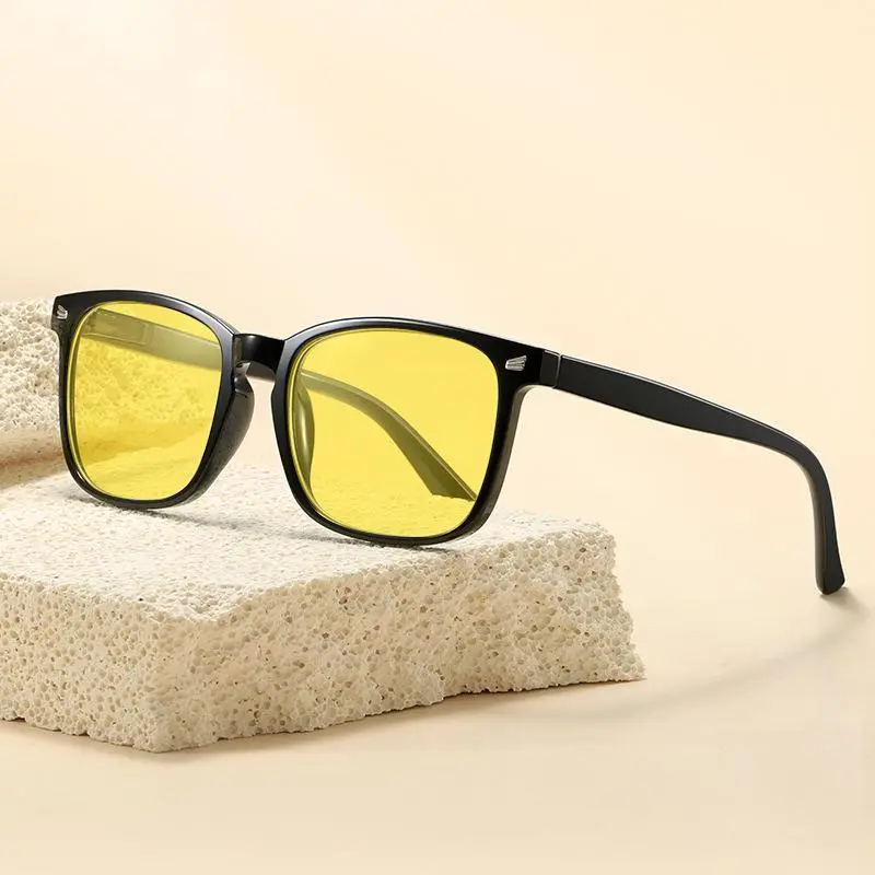Glasses Blue Light Blocking Amber Lens Gaming Glasses for Women Men UV400 Protection Comfortable Fit for Daily & School Use