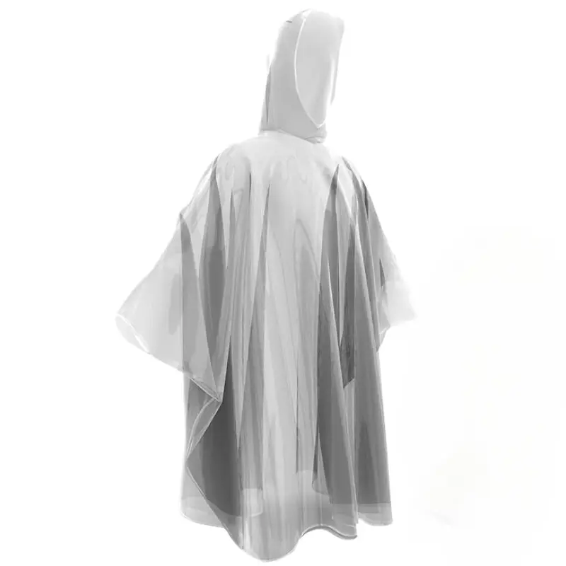 Disposable Clear Rain Poncho with Drawstring Hood, Emergency Raincoat Family Pack for Adults & Kids, Comfort Fashion Outdoor Outfit, Perfect Valentine's Day Gift for Lover, Family & Friends