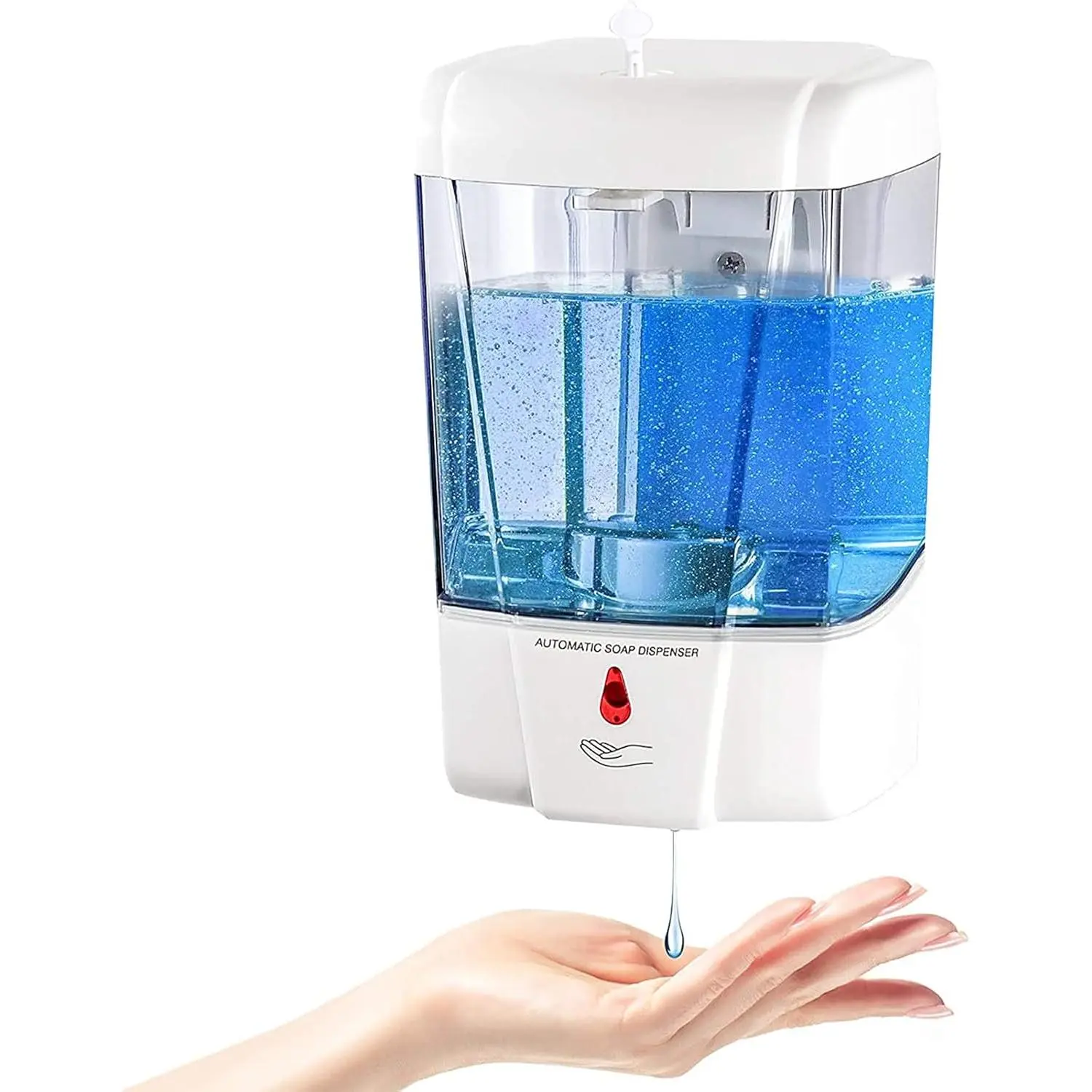 Soap Dispenser, Touchless Hand Sanitizer Dispenser Wall Soap Dispenser for Home, Office, 600ml/20oz